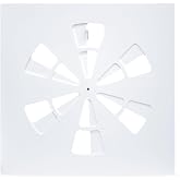 24" x 24" Adjustable Ceiling Vent Cover Air Conditioning Vent Deflector Fits 24"x24" Flat Office Ceiling Vents and HVAC or Heat Air Deflector for Office Home &amp; Commercial -Non-Magnetic (1PC)