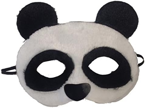 Plush Panda Mask Costume Accessory