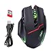 Wireless Gaming Mouse Kingtop Rechargeable 7 Color Professional Computer Optical Game Mice with Adjustable 3200DPI for Gamer PC Laptop Desktop Notebook(Newest Version)