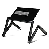 Furinno K6-BK Premium Aluminum 360 Adjustable Portable Folding Lapdesk