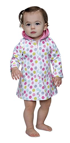 Snopea Baby Girls' Hooded Dress 24MOS Soap Bubble Dots