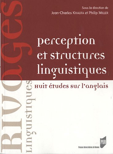 Perception et structures linguistiques