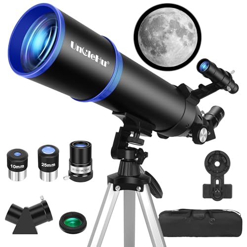 41BkeN85DGL Teleskop Für Astronomie Für Kinder&Amp;Erwachsene Anfänger, 24X-180X, 80Mm Öffnung 600Mm Astronomisches Refraktor-Teleskop Mit Mondfilter&Amp;Stativ&Amp;Tasche, Portables Reiseteleskop Für Erd-&Amp;Mondbeobachtung