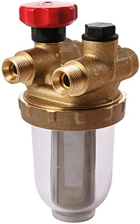 Sanitop-Wingenroth Oil AV 2 Filter PN6 - PN10, 1 Piece, 3/8 "x 8 - 10 mm 27326 8, Two-strand Filter for Heating Oil, 3/8 Zoll x 8/10 mm