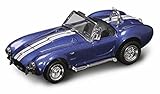 1964 Shelby Cobra 427S/C Convertible, Blue w/ Stripes - Yatming 94227 - 1/43 Scale Diecast Model Toy Car