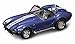 1964 Shelby Cobra 427S/C Convertible, Blue w/ Stripes - Yatming 94227 - 1/43 Scale Diecast Model Toy Car