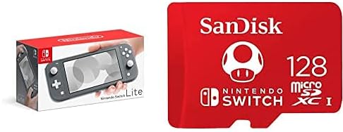Amazon Com Nintendo Switch Lite Gray With Sandisk 128gb Microsdxc Uhs I Card For Nintendo Switch Electronics Amazon Com Nintendo Switch Lite Gray With Sandisk 128gb Microsdxc Uhs I Card For Nintendo Switch Electronics