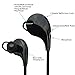 Amerzam Bluetooth Headphone In-Ear Stereo Bluetooth V4.1 Wireless Sweatproof Running Headset with Microphone(black)