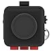 Fidget Cube - Relieves Anxiety for Children and Adults - Stress Reliever (black red)
