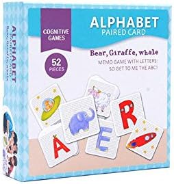Alphabet Paired Card Child Flash Card Kids Painting Illustrations Card for Children Early Learing &amp; Education