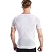HANERDUN Mens Slimming Body Shaper with Zipper Compression Shirt Slim Shapewear White