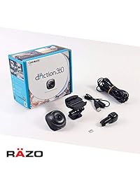 Razo d'Action 360 Dash Cam para coches   Cámara de video HD de 4k   Utilice como cámara de tablero, cámara de acción o monitor de estacionamiento de automóviles (con DC200A)   Tarjeta de memoria SD de 16GB   SEMA Show Ganador