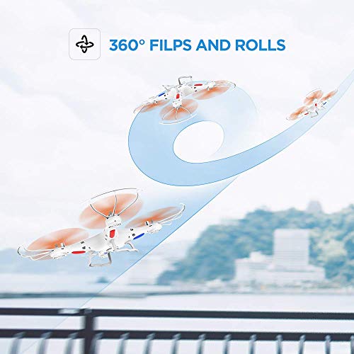 Mini Nano Drone for Kids Beginners with Altitude Hold and Headless Mode Small RC Quadcopter Remote Control Toys Drone with 360° Flips, One Key Take Off/Landing, Safe Fly Drone with Propeller Guards