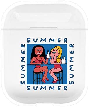 Apple Airpod (1&2) Case 2020 Case Hard Plastic For Teens Boys Girls Fashion Shockproof Protective Cover Compatible with Wireless Charging Minnie Mickey Winnie Donald Katrien Love Cartoon