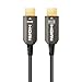 HDMI Fiber Optic Long Cables 99 feet Light High Speed Support 18.2 Gbps 4K at 60Hz HDMI 2.0 subsampling 4:4:4/4:2:2/4:2:0 for PC &TV 30m