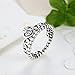 Presentski Fashion 925 Sterling Silver Crown Princess Diamond Ring Romantic Lovers Ring
