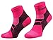 ZaTech Plantar Fasciitis Sock, Compression Socks (Pink/Black, Large)