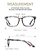 TIJN Unisex Stylish Non-Prescription Eyeglasses Glasses Clear Lens Square Eyewear Multi Floral
