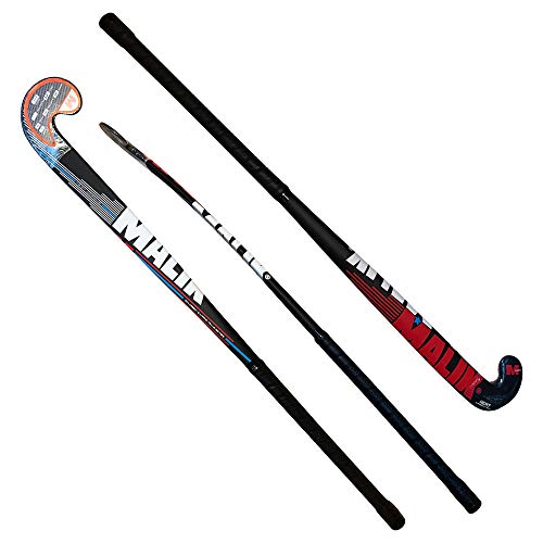 MALIK Field Hockey Stick Indoor Heat Composite 20 Carbon Low Bow Light