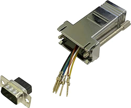 BKL Electronic 10121111 Adaptateur fiche D-SUB 9 broches - Prise RJ45-1 pièce