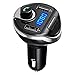 KeeKit Bluetooth FM Transmitter for Car, Wireless FM Radio Adapter Car Kit, Universal Car Charger with Dual USB Charging Ports, Hands-Free Calling, U Disk/TF Card Support, MP3 Music Player
