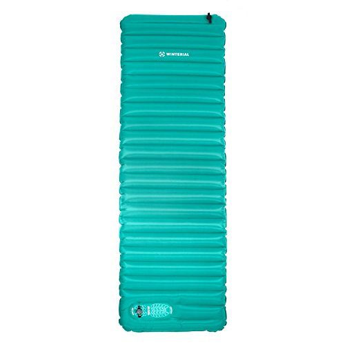 Winterial Foot Pump Insulated Sleeping Pad for Camping, Backpacking and Trekking