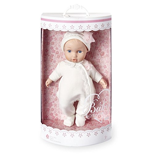 You & Me Baby So Sweet 16 inch Nursery Doll Blonde with Blue Eyes in White