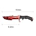 CIMA Huntsman CS:GO Knife, Multi-Color Full Tang Fixed Blade Tactical Knife, 10.8 in