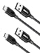Anker [2-Pack] Powerline+ USB C to USB A Fast Charging Cable, for Samsung Galaxy Note 8 / S8 / S8+ / S9 /S10, Sony XZ, LG V20 / G5 / G6 and More (3ft)(Gray)