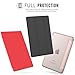 MoKo Case Fit New iPad Mini 5 2019/Mini 4 2015 (5th/4th Generation 7.9 Inch), Slim Lightweight Smart Shell Stand Cover with Translucent Frosted Back Protector, with Auto Wake/Sleep, Rose Gold