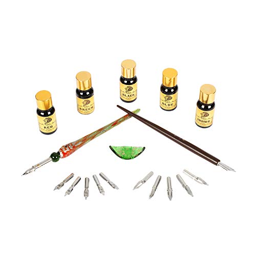 DAVELIOU 20Piece Complete Calligraphy Set for Beginners and