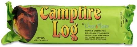 Campfire Log By Cleanflame, 6-Pack | Lights Quickly and Burns Campfire Log