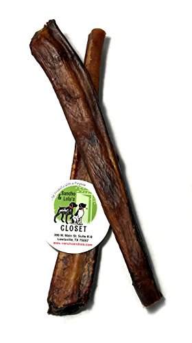 JUMBO 2-PK Bully Sticks for Dogs - Sourced & Made in USA Angus Beef Pizzles Odor-Free Grain-Free Rawhide-Free Small-Batch Dog Chew Sticks by Sancho & Lola's (SEE BULK 3LB VALUE PACK) - Thumbnail 3