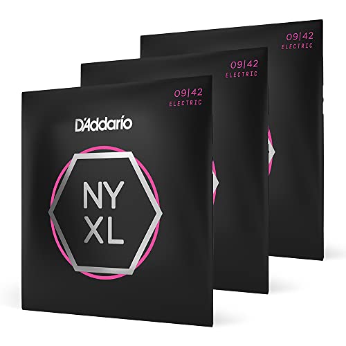D'Addario NYXL0942 Electric Guitar Strings 3 Sets