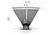 Barista Brothers Pour Over Coffee Dripper - the Best Paperless Clever Coffee Cone- Eco-friendly Reusable Stainless Steel Coffee Filter - Ecological Innovative Double Layer Fine Mesh Design