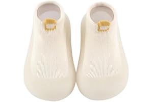 FABRST Baby Sock Shoes Toddler Boys Girls Non-Skid Floor Slipper Infants Breathable Lightwewight Non-Slip shoes for First-Walking