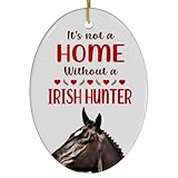 Dark Bay Irish Sport Horse Christmas Ornament 2024
