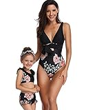 BBYES Mother Daughter Swimsuits Matching Family Mommy Girls Matching Swimwear