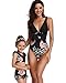 BBYES Mother Daughter Swimsuits Matching Family Mommy Girls Matching Swimwear