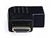 Monoprice HDMI Right Angle Port Saver Adapter (Male to Female) - 90 Degree - Vertical Flat Left