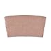 Luckypack 50 Count Cup Sleeve Corrugated Jacket Cafe Drink Disposable Paper Coffee Cup Sleeves Reusable Holder Cardboard For Hot Drinks, 12oz./16 oz./20 oz.
