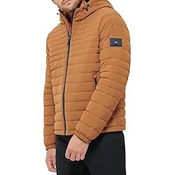 Tommy Hilfiger Men's Stretch Poly Hooded Packable