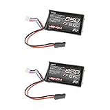Venom 10C 2S 850mAh 6.6V LiFe TX/RX Transmitter and Receiver Battery 2 Packs