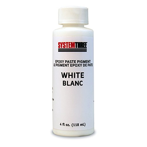 System Three 3200A06 White Paste Pigment Coating, 4 oz. Jar