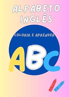 Livro Alfabeto Inglês: Colorir e Aprender