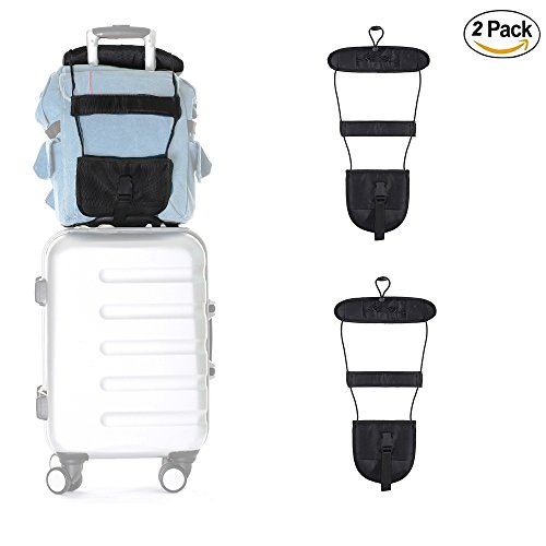 Asocea luggage bungee luggage strap add a bag,adjustable travel s…