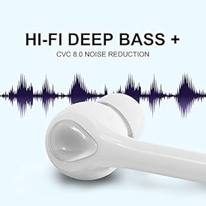 Donerton IPX7 - Auricolari Bluetooth 5.0 senza fili con riduzione del rumore con microfono e scatola di ricarica, stereo… - immagine 3