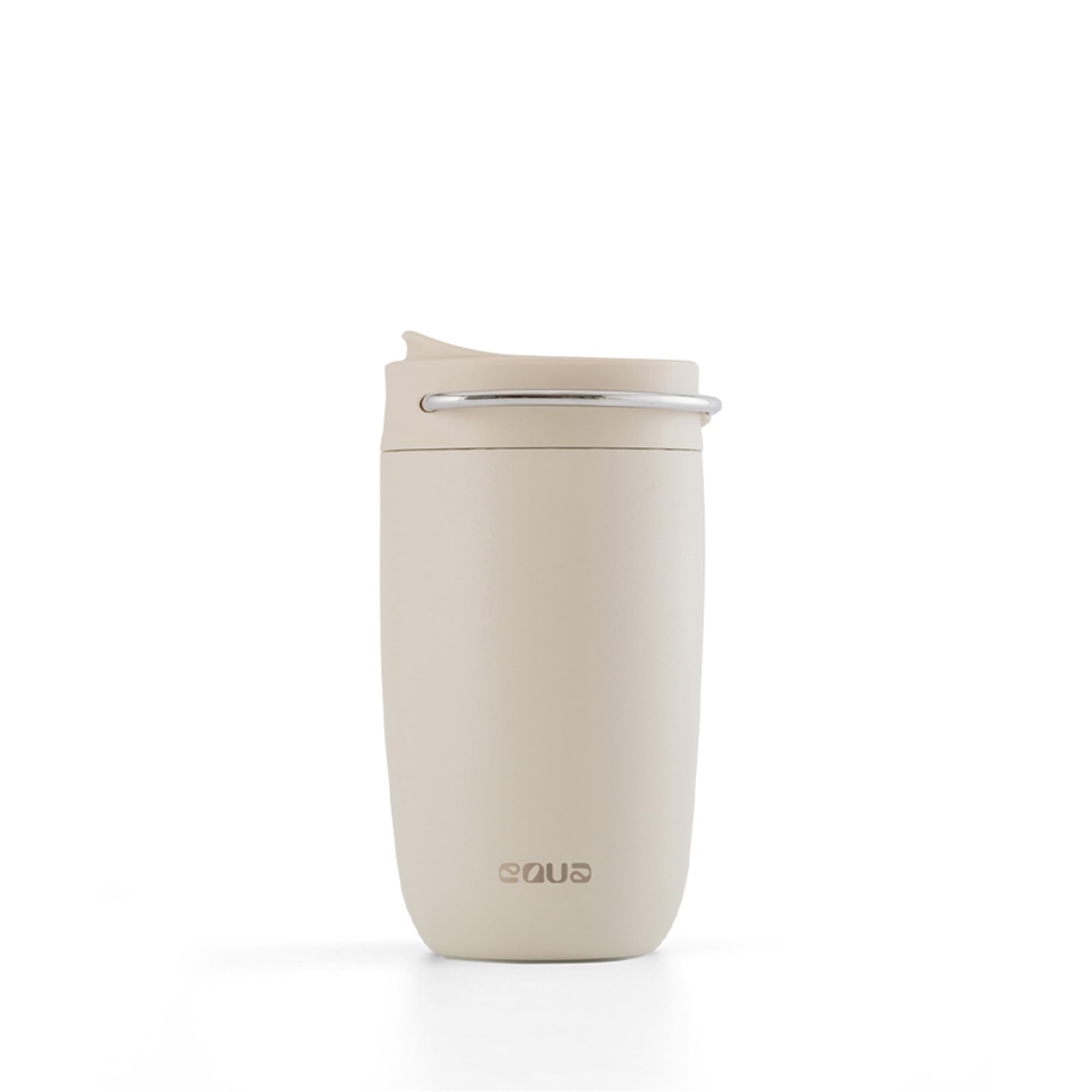 EQUA Thermal Mug 300 ml, Stainless Steel, Double Insulated, Hot for up to 4 Hours, 100% Leak-Proof, Grey
