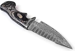 Damascus steel Fixed Blade Hunting Knife Camping