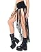iHeartRaves Women's Fierce in Fringe High Waisted Suede Booty Shorts